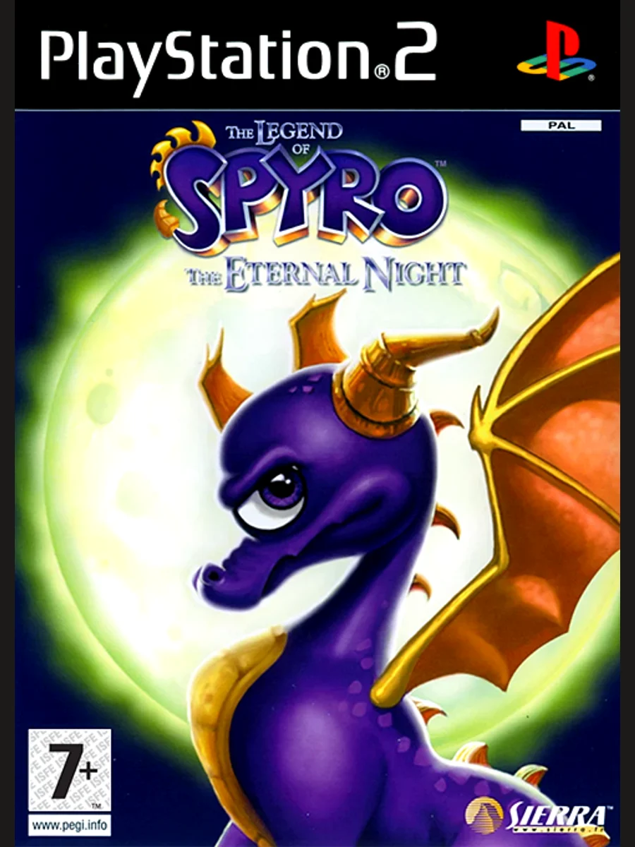 Jaquette face The Legend of Spyro: The Eternal Night