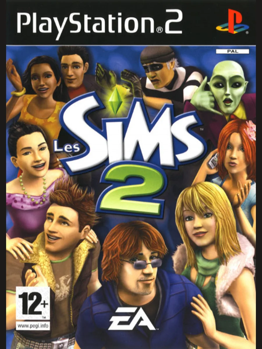 Jaquette face The Sims 2