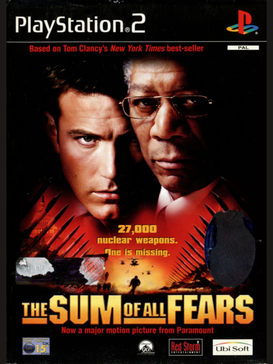 Jaquette face The Sum of All Fears