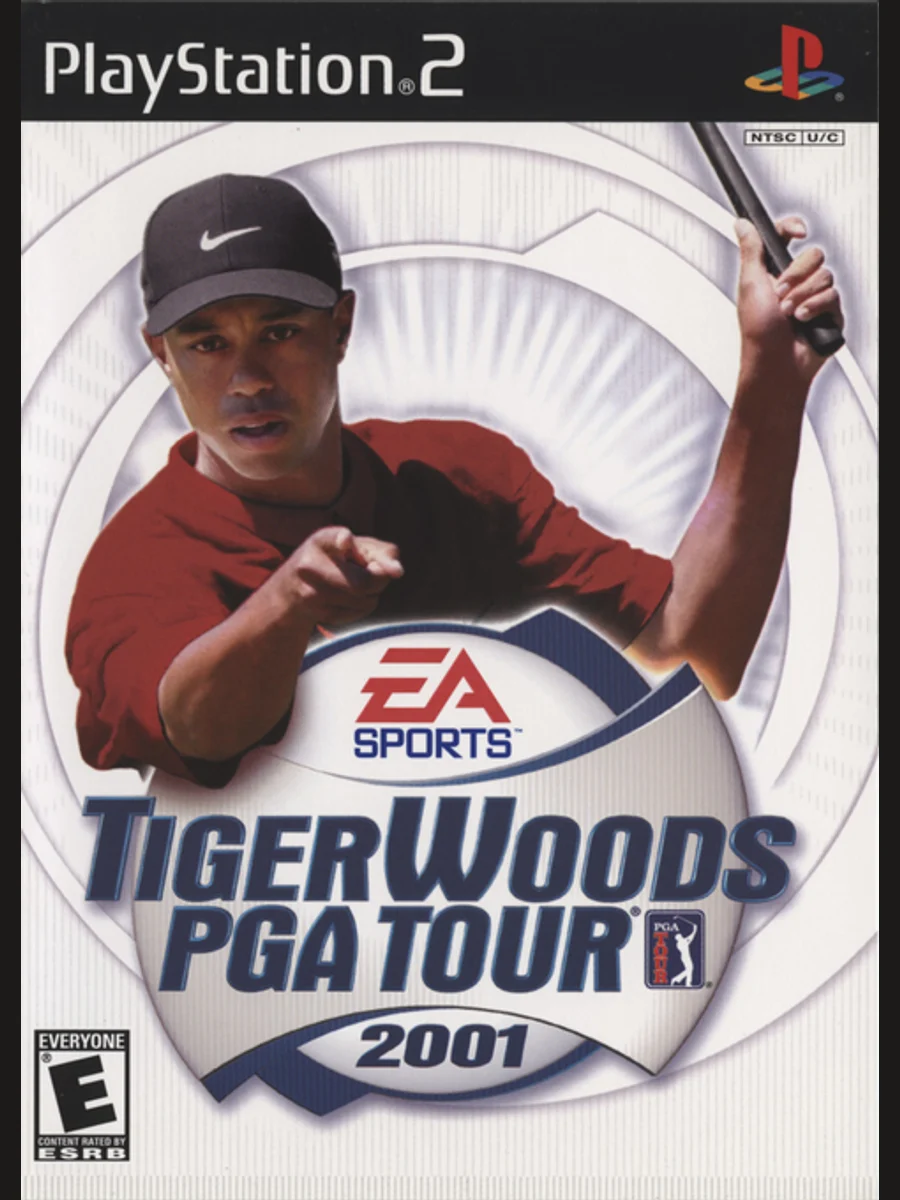Jaquette face Tiger Woods PGA Tour 2001