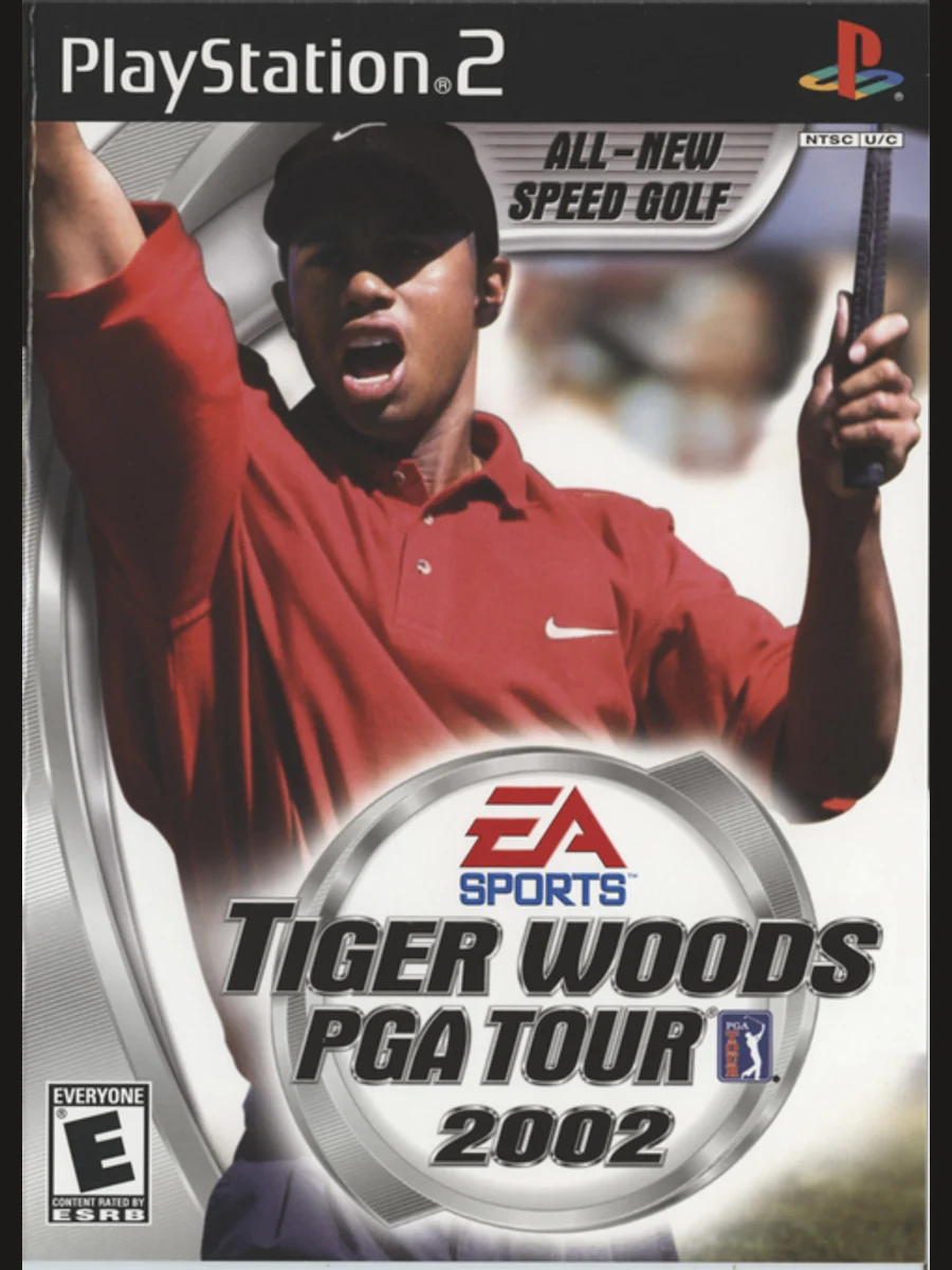 Jaquette face Tiger Woods PGA Tour 2002