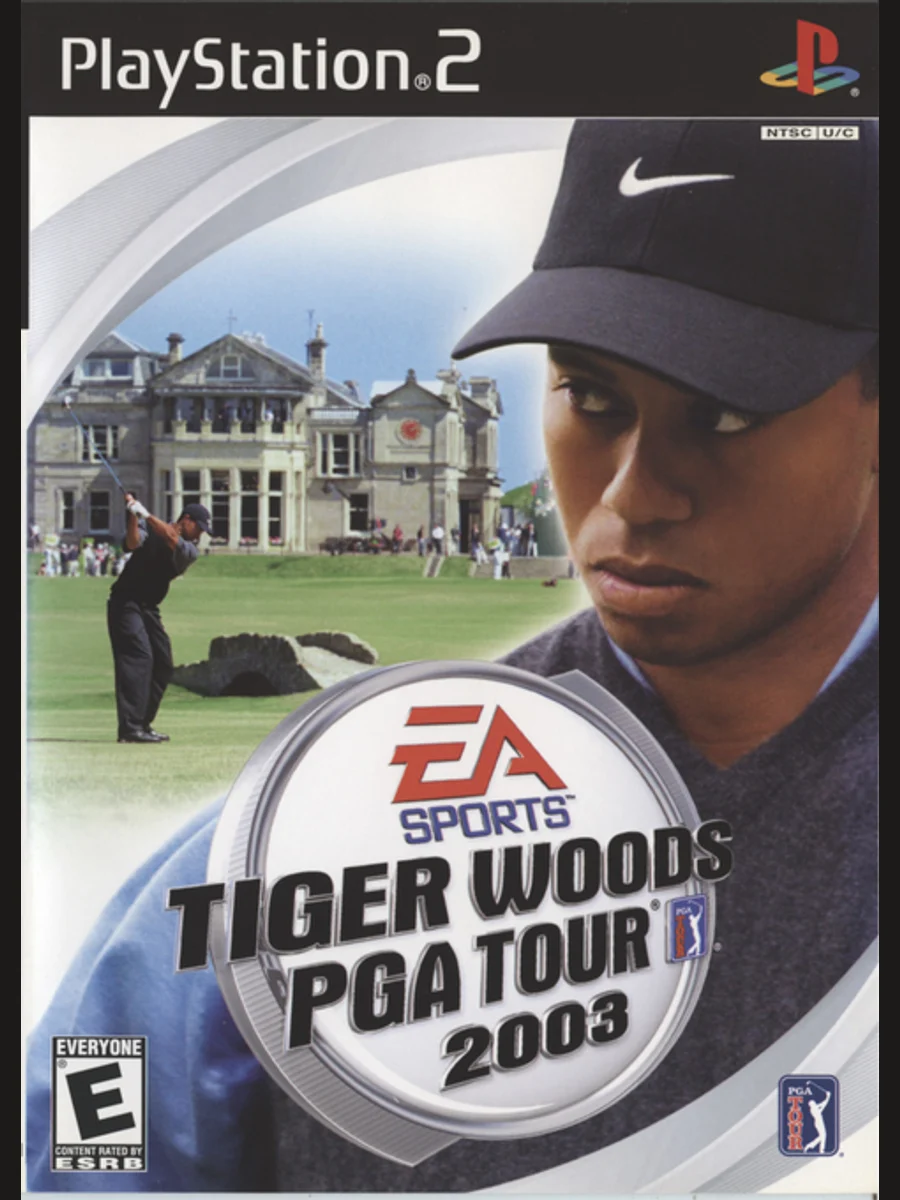 Jaquette face Tiger Woods PGA Tour 2003
