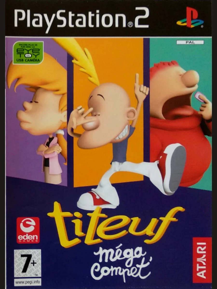 Jaquette face Titeuf: Mega Compet