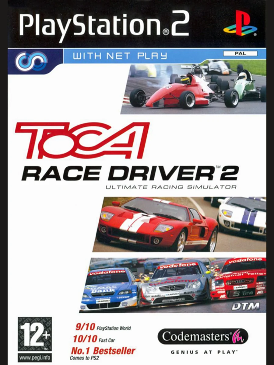 Jaquette face TOCA Race Driver 2