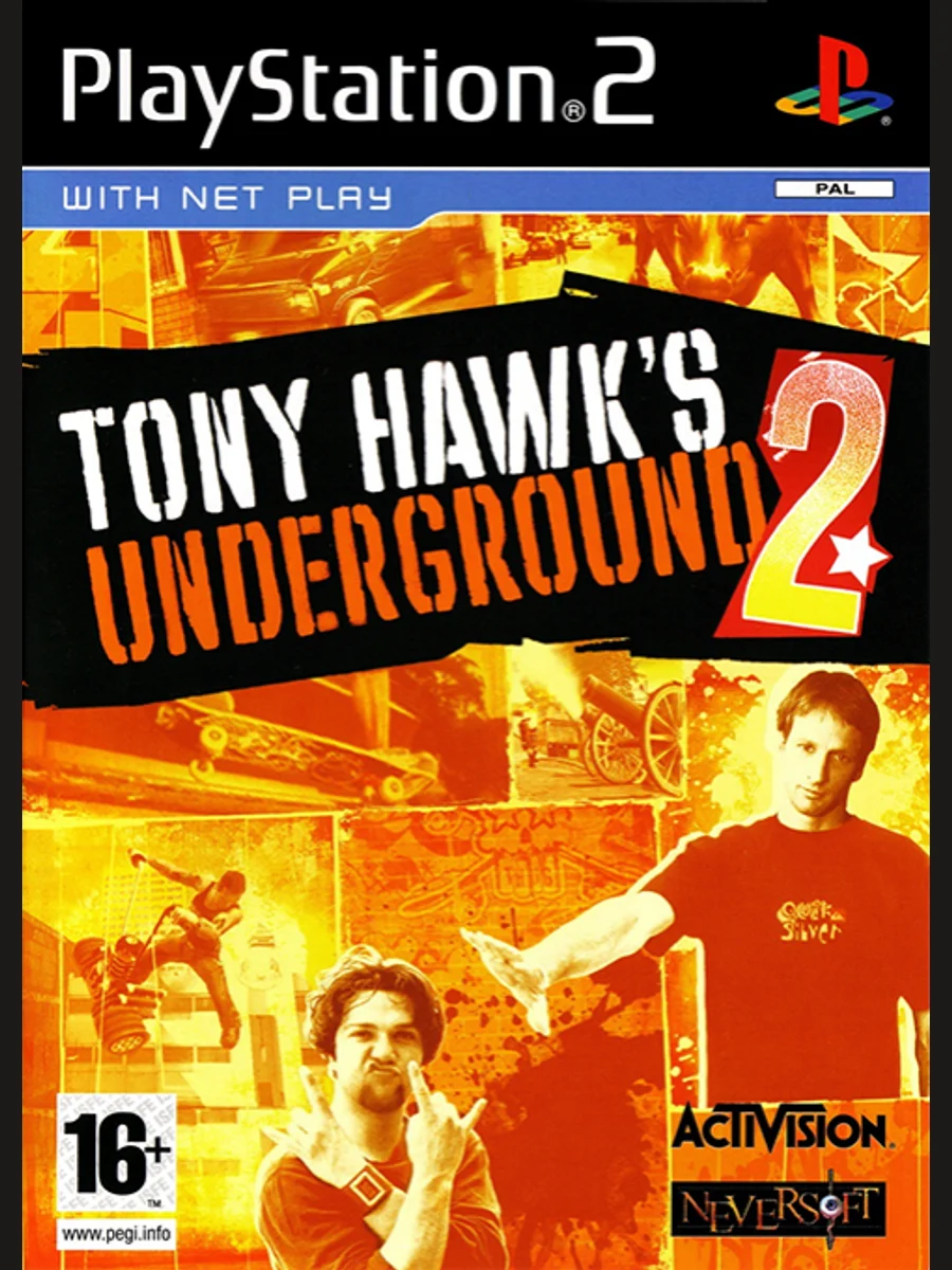Jaquette face Tony Hawk's Underground 2