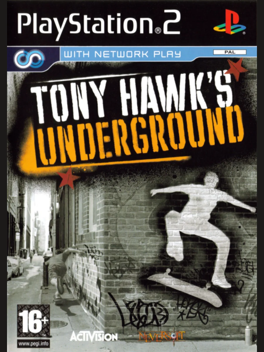 Jaquette face Tony Hawk's Underground