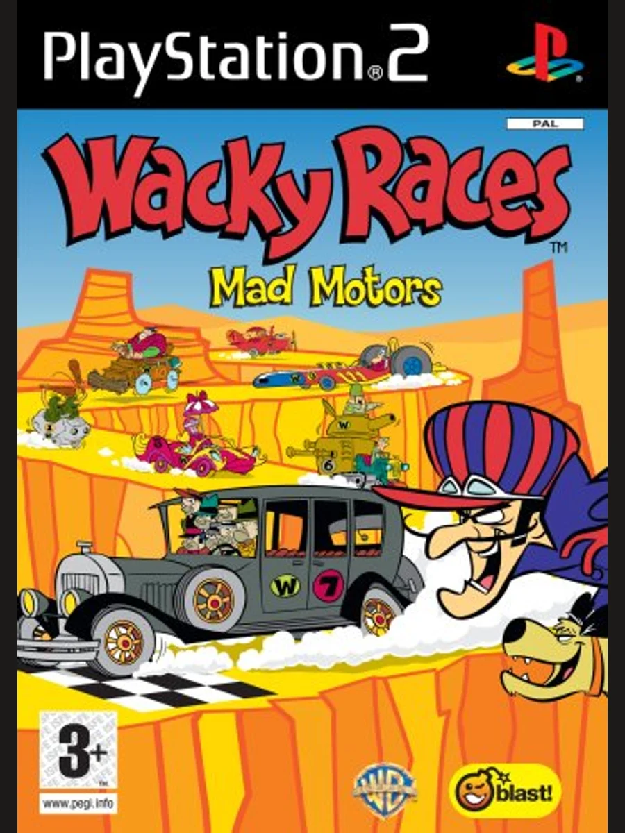 Jaquette face Wacky Races: Mad Motors