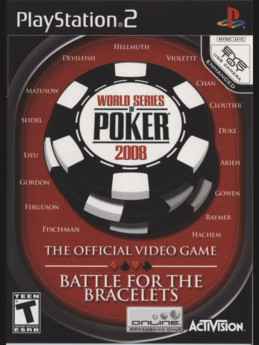 Jaquette face World Series of Poker 2008: Battle for the Bracelets