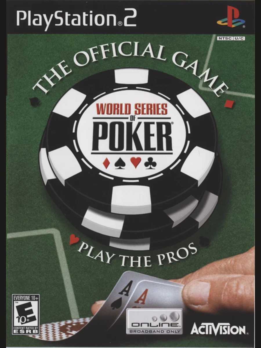 Jaquette face World Series of Poker