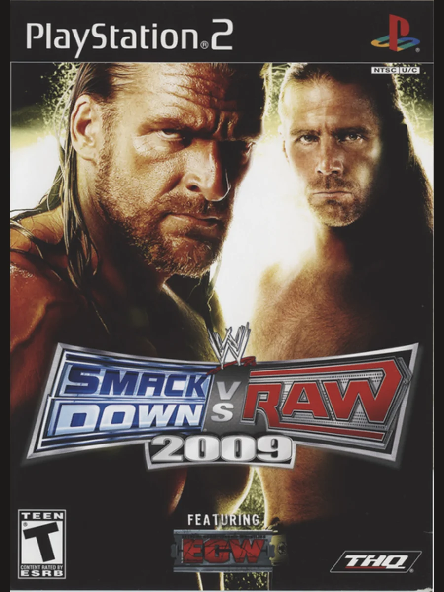 Jaquette face WWE Smackdown vs. Raw 2009