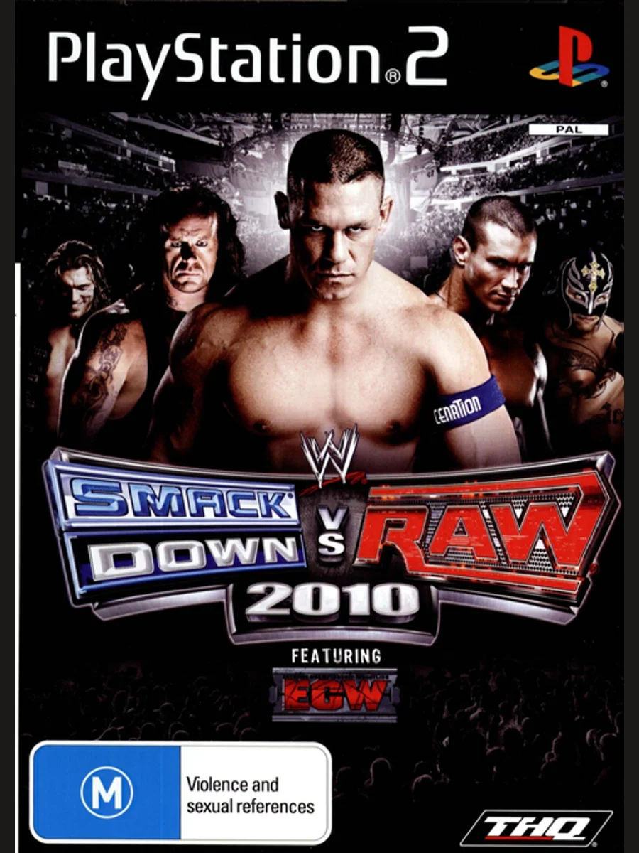 Jaquette face WWE SmackDown vs. Raw 2010