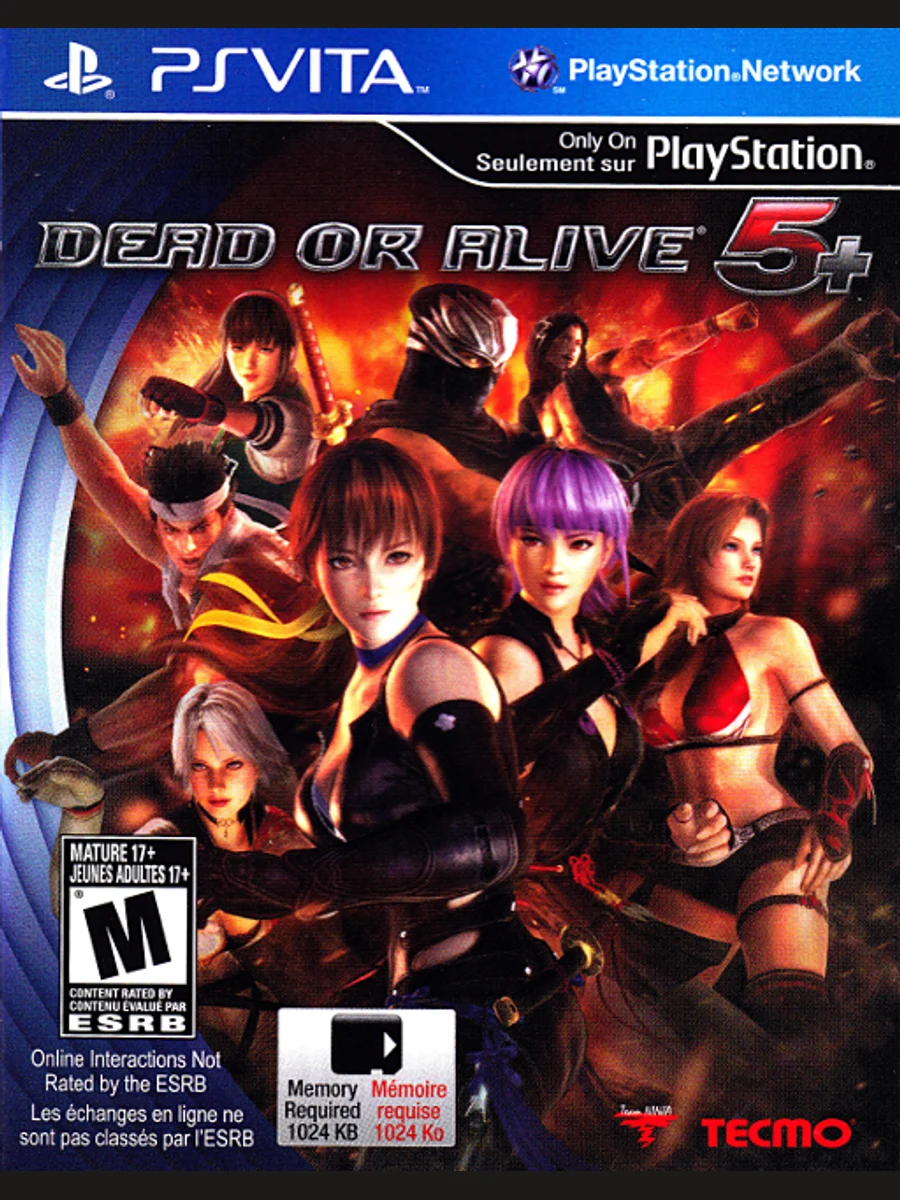 Jaquette face Dead or Alive 5 Plus