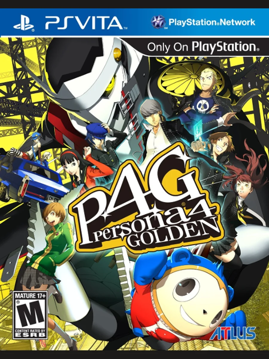 Jaquette face Persona 4 Golden