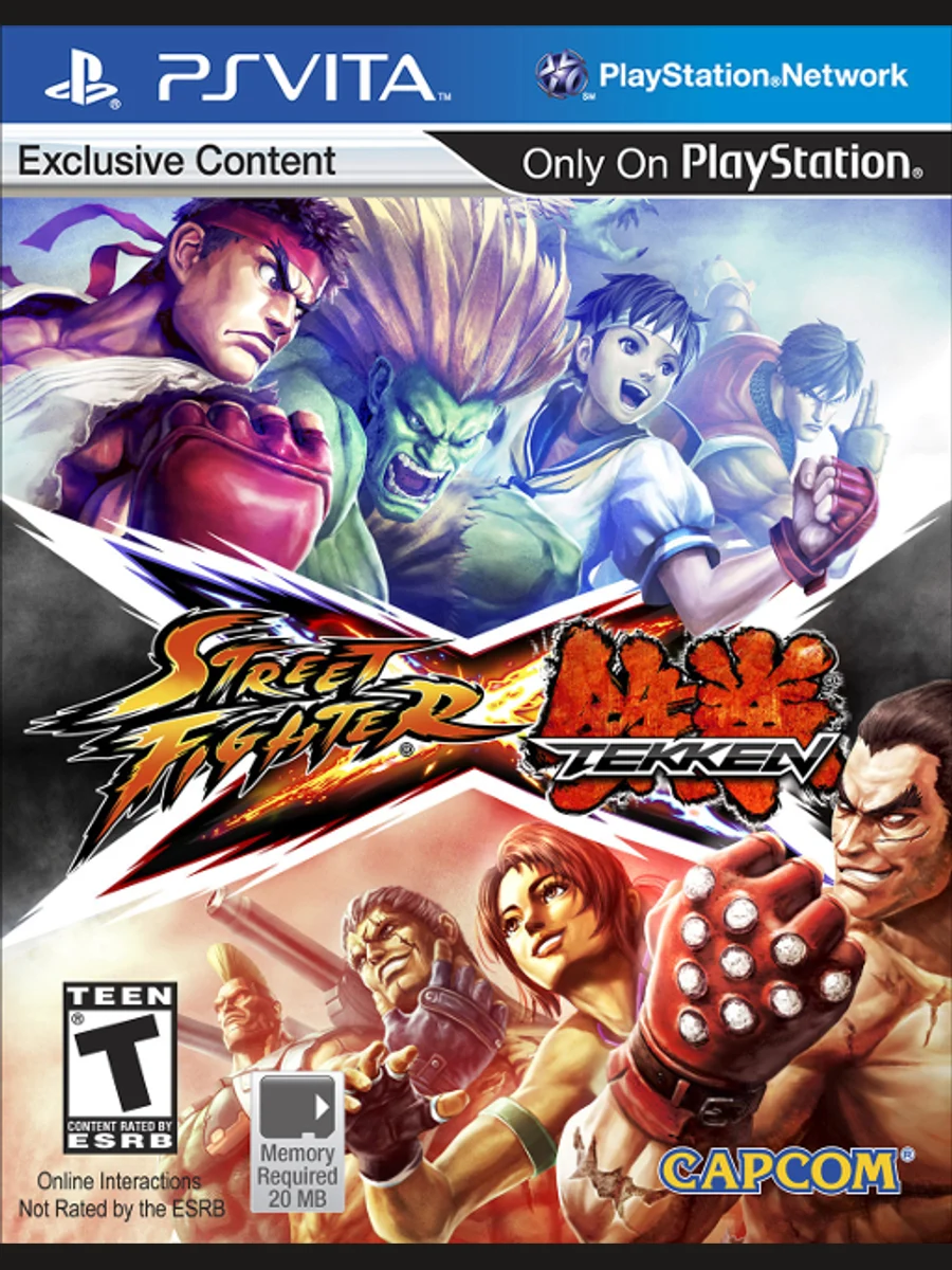 Jaquette face Street Fighter X Tekken