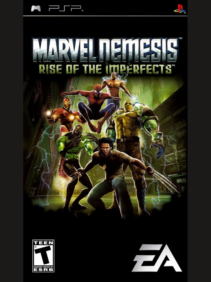 Jaquette face Marvel Nemesis: Rise of the Imperfects
