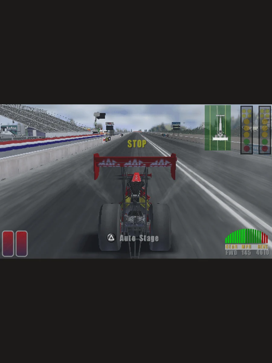 Jaquette face NHRA Drag Racing: Countdown to the Championship
