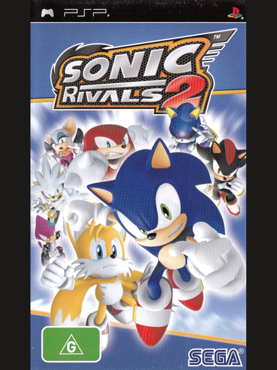Jaquette face Sonic Rivals 2