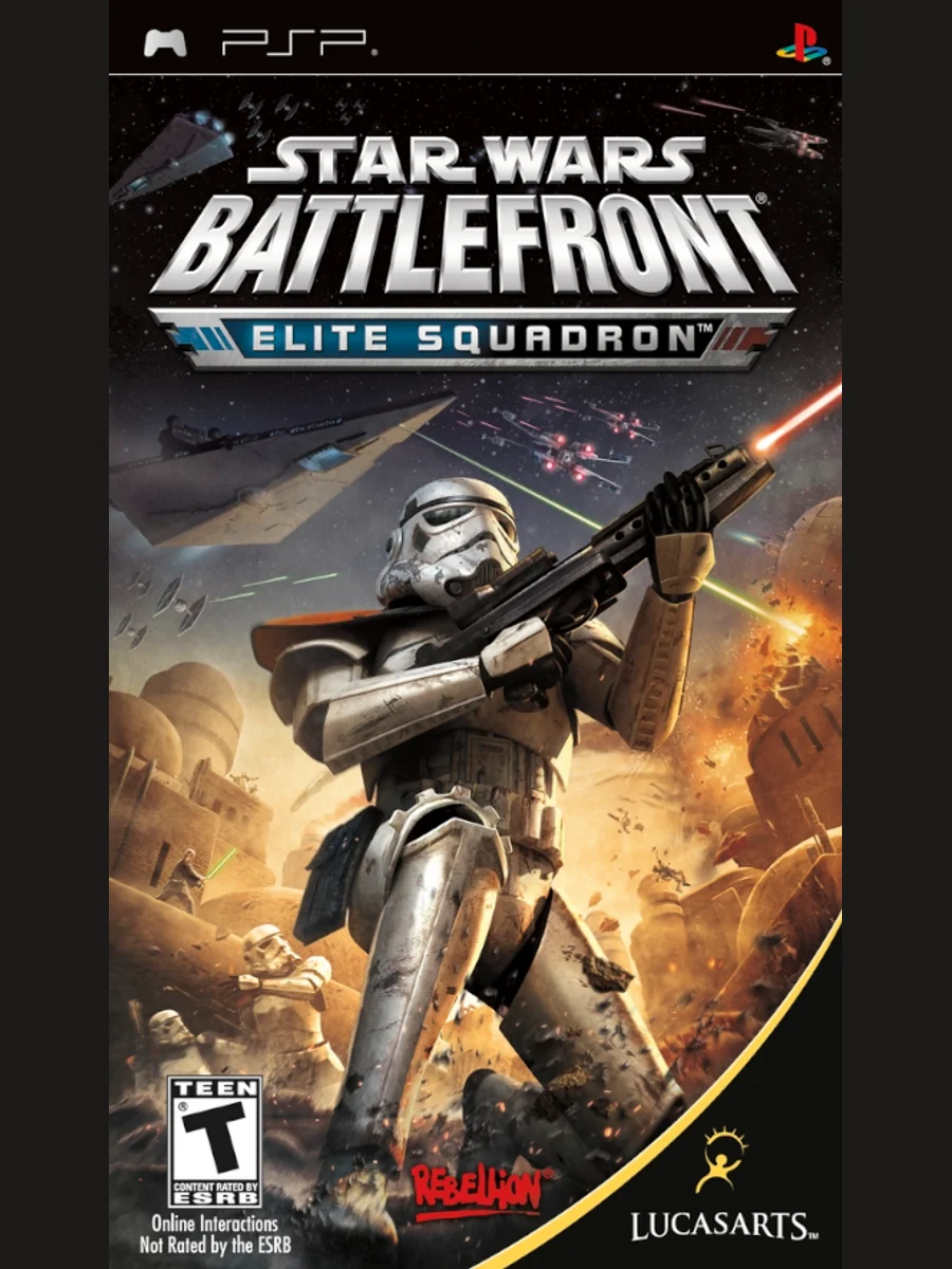 Jaquette face Star Wars Battlefront: Elite Squadron