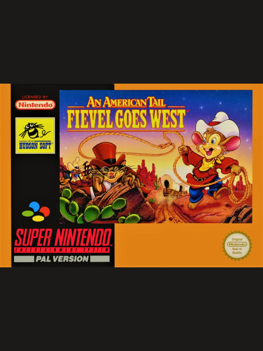 Jaquette face An American Tail: Fievel Goes West
