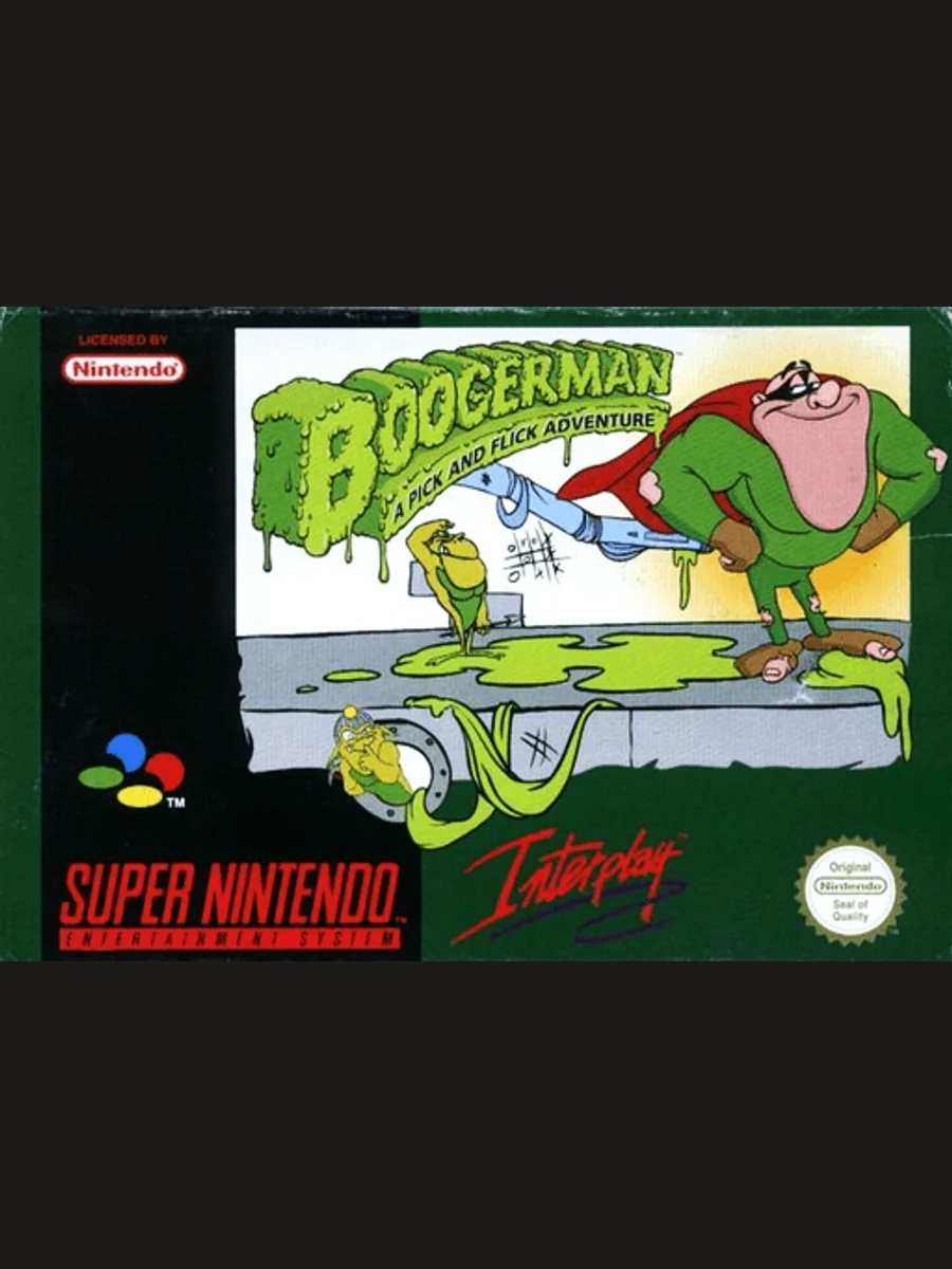 Jaquette face Boogerman: A Pick and Flick Adventure