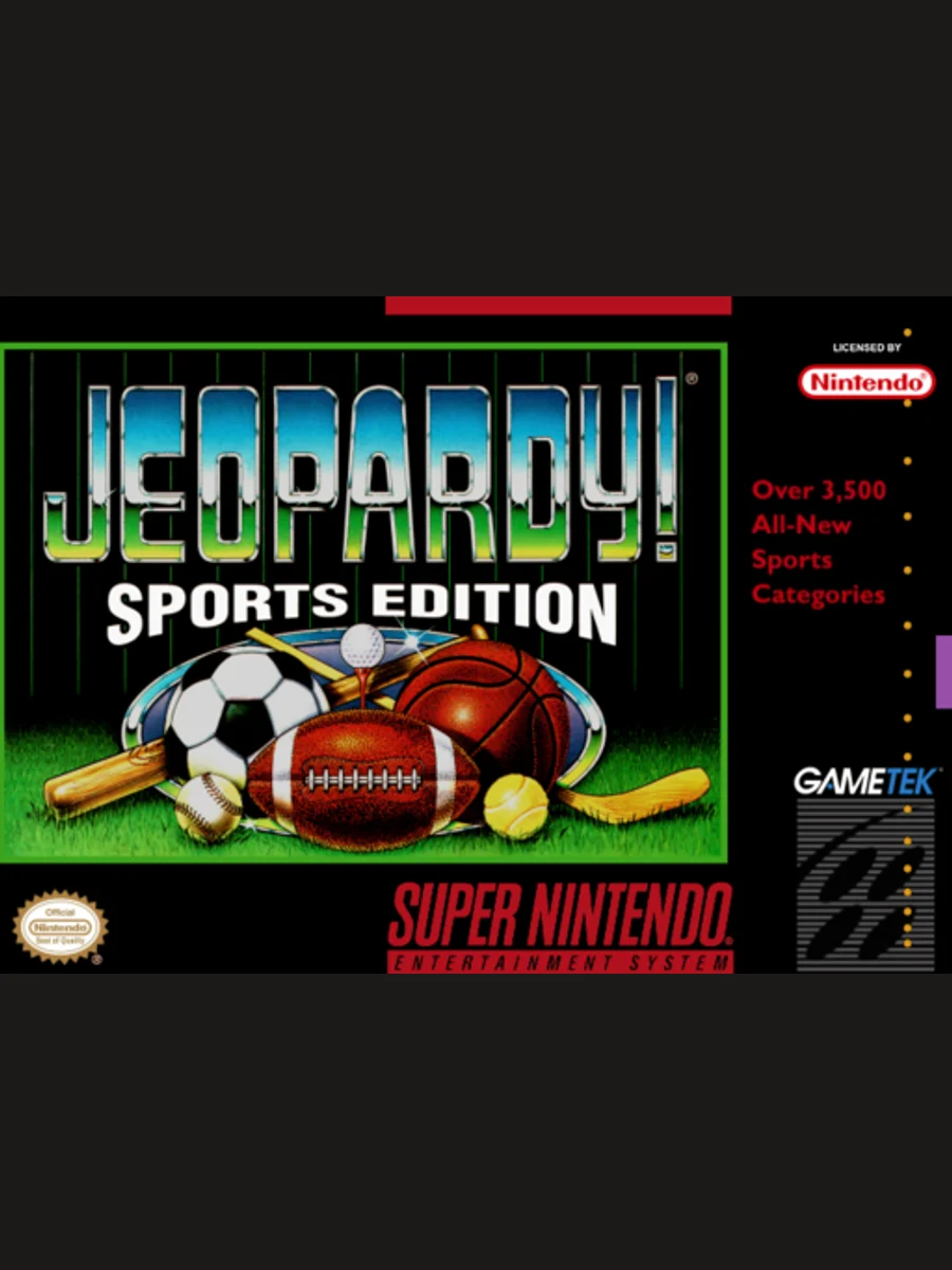 Jaquette face Jeopardy! Sports Edition