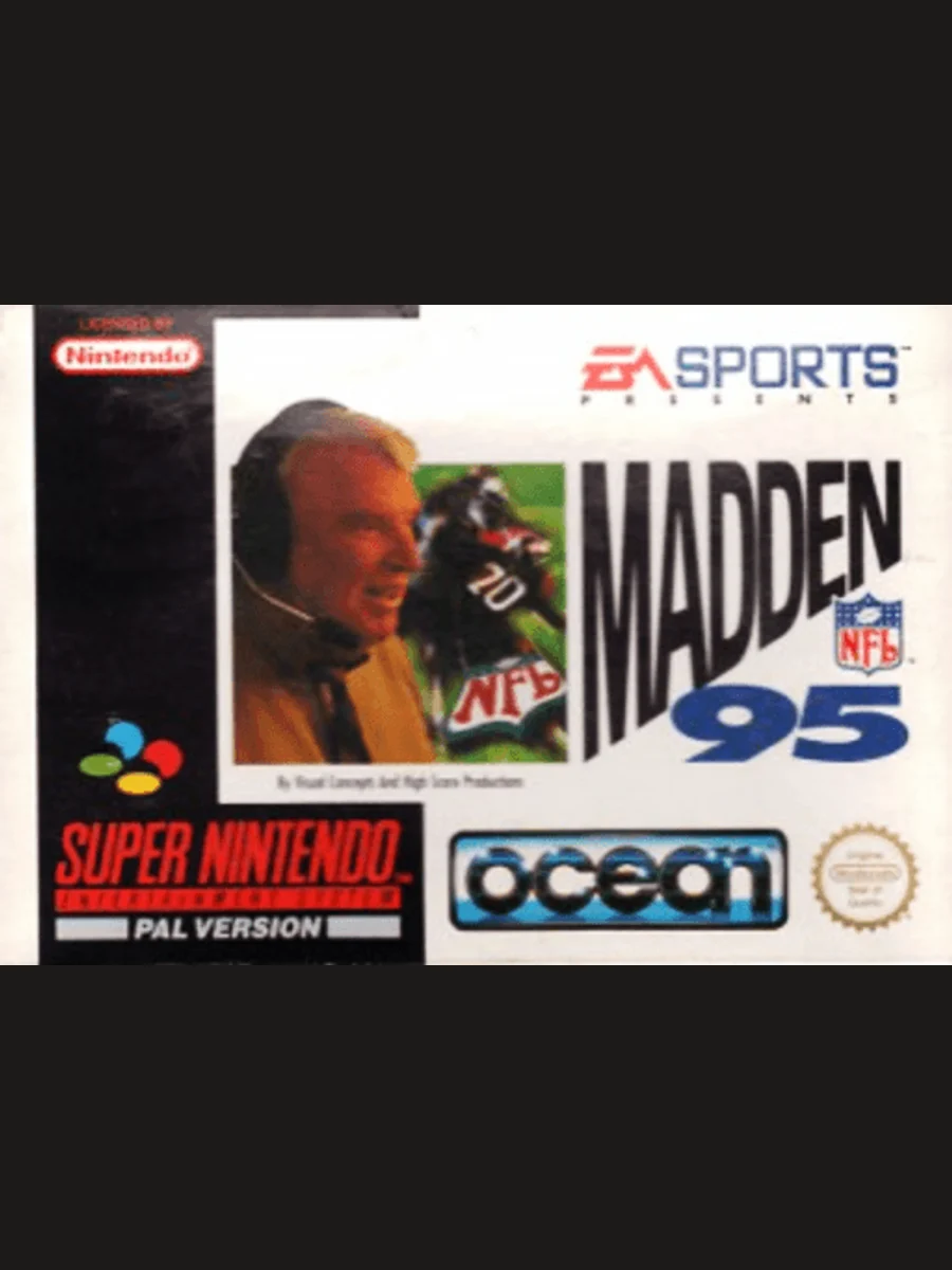 Jaquette face Madden NFL '95