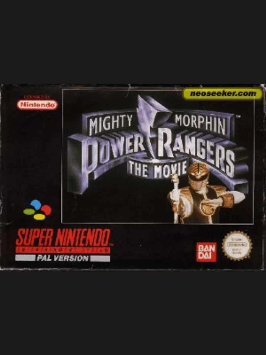 Jaquette face Mighty Morphin Power Rangers: The Movie