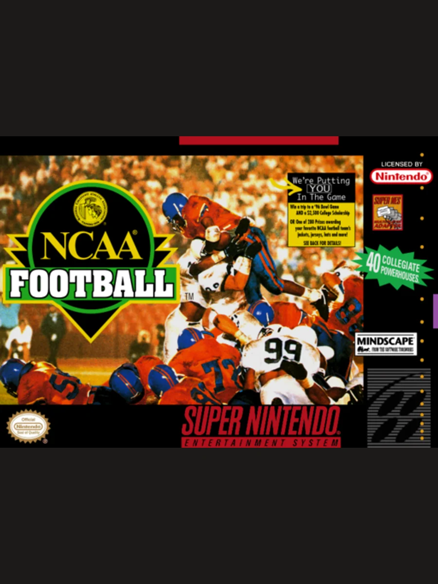 Jaquette face NCAA Football