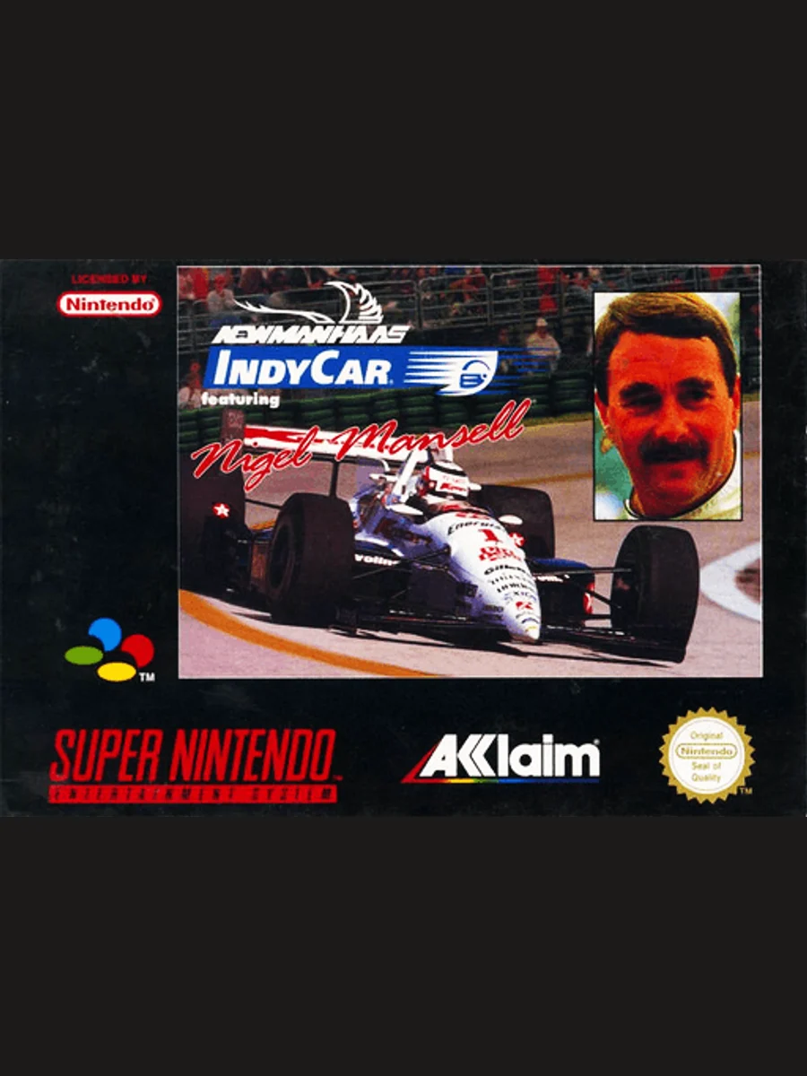 Jaquette face Newman/Haas IndyCar featuring Nigel Mansell •Nigel Mansell Indy Car