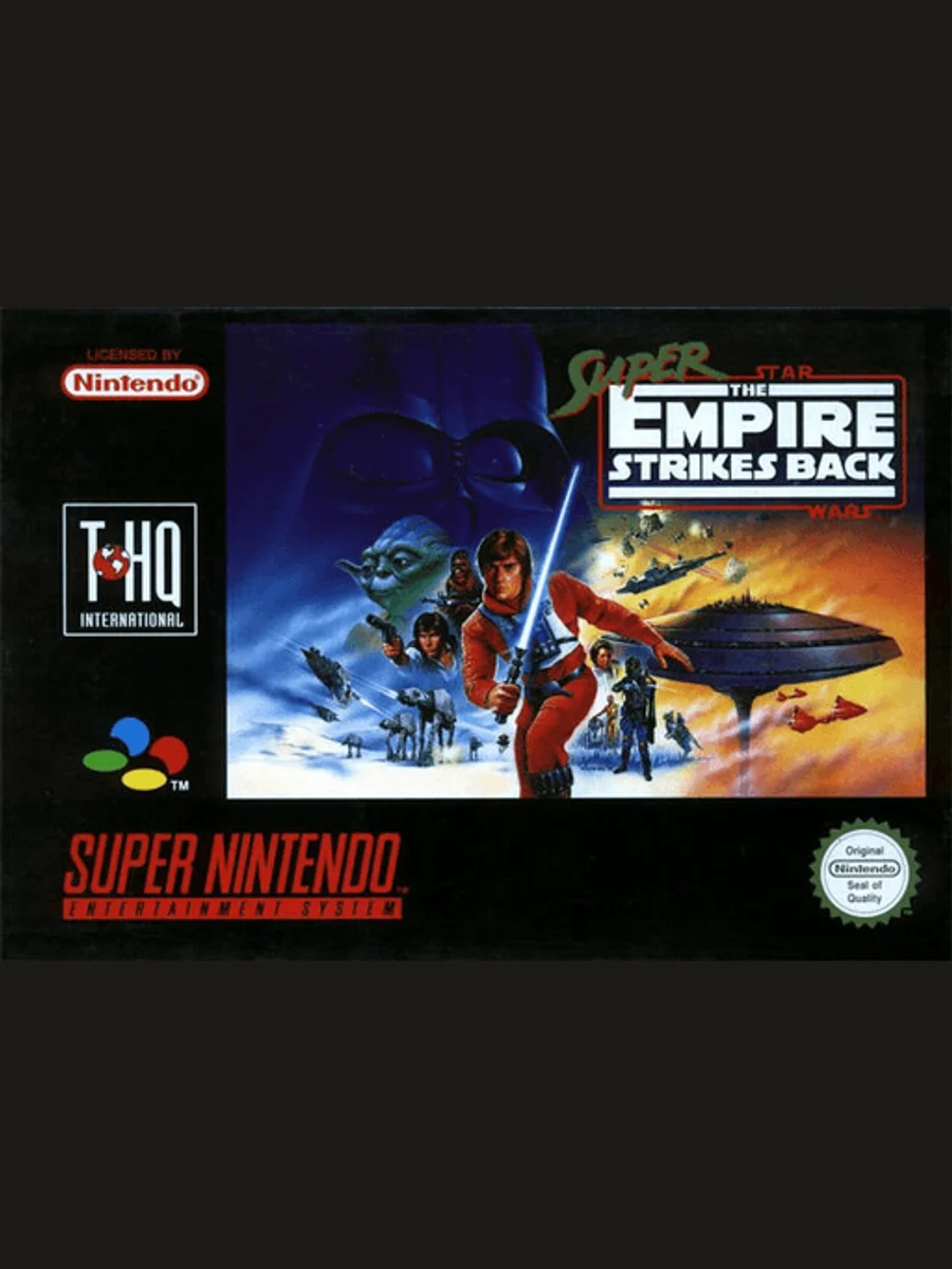 Jaquette face Super Star Wars: The Empire Strikes Back