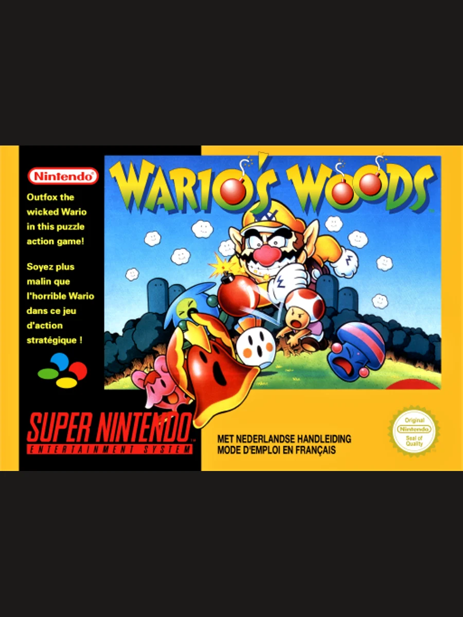 Jaquette face Wario's Woods