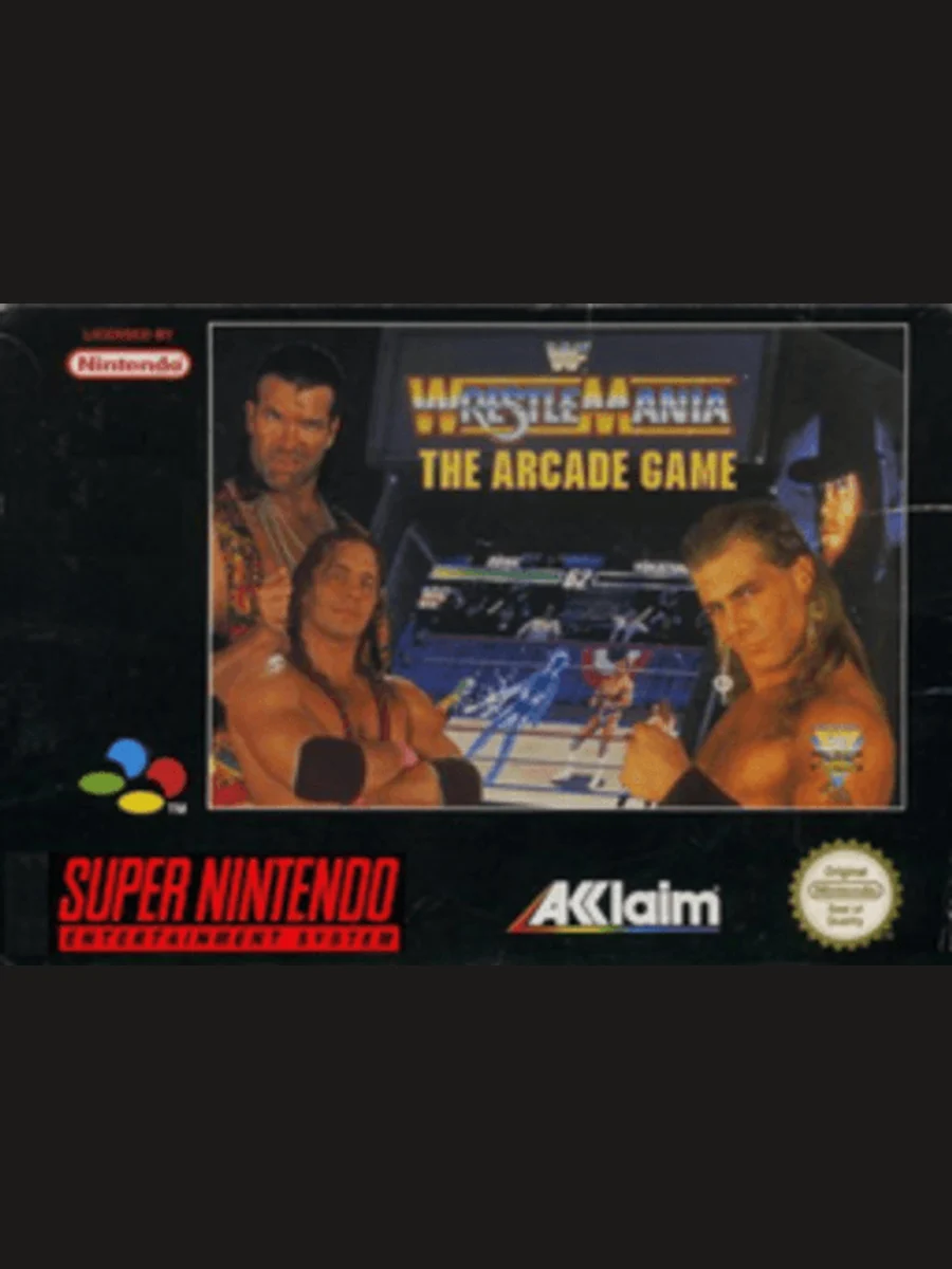 Jaquette face WWF WrestleMania: The Arcade Game