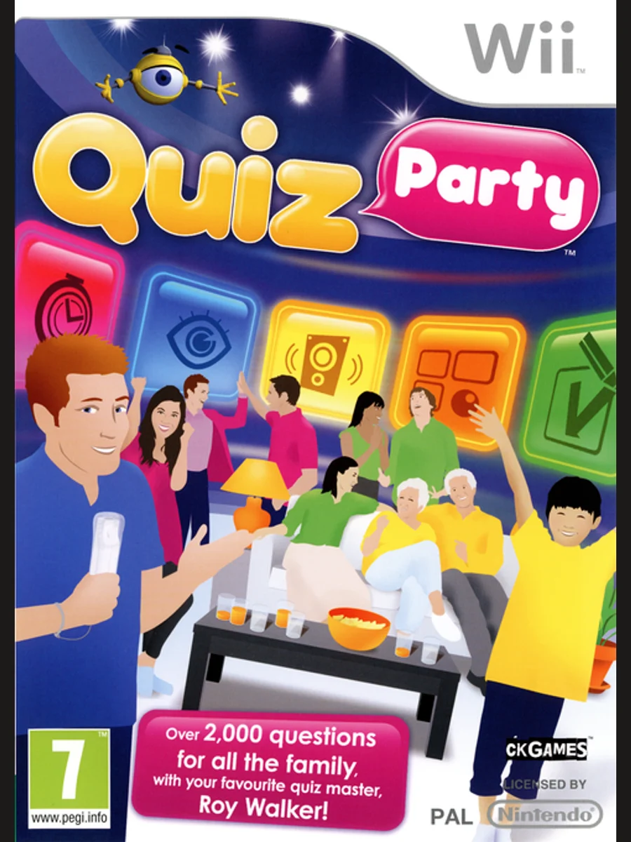 Jaquette face Quiz Party