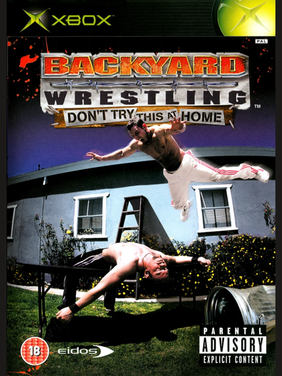 Jaquette face Backyard Wrestling: Don't Try This at Home