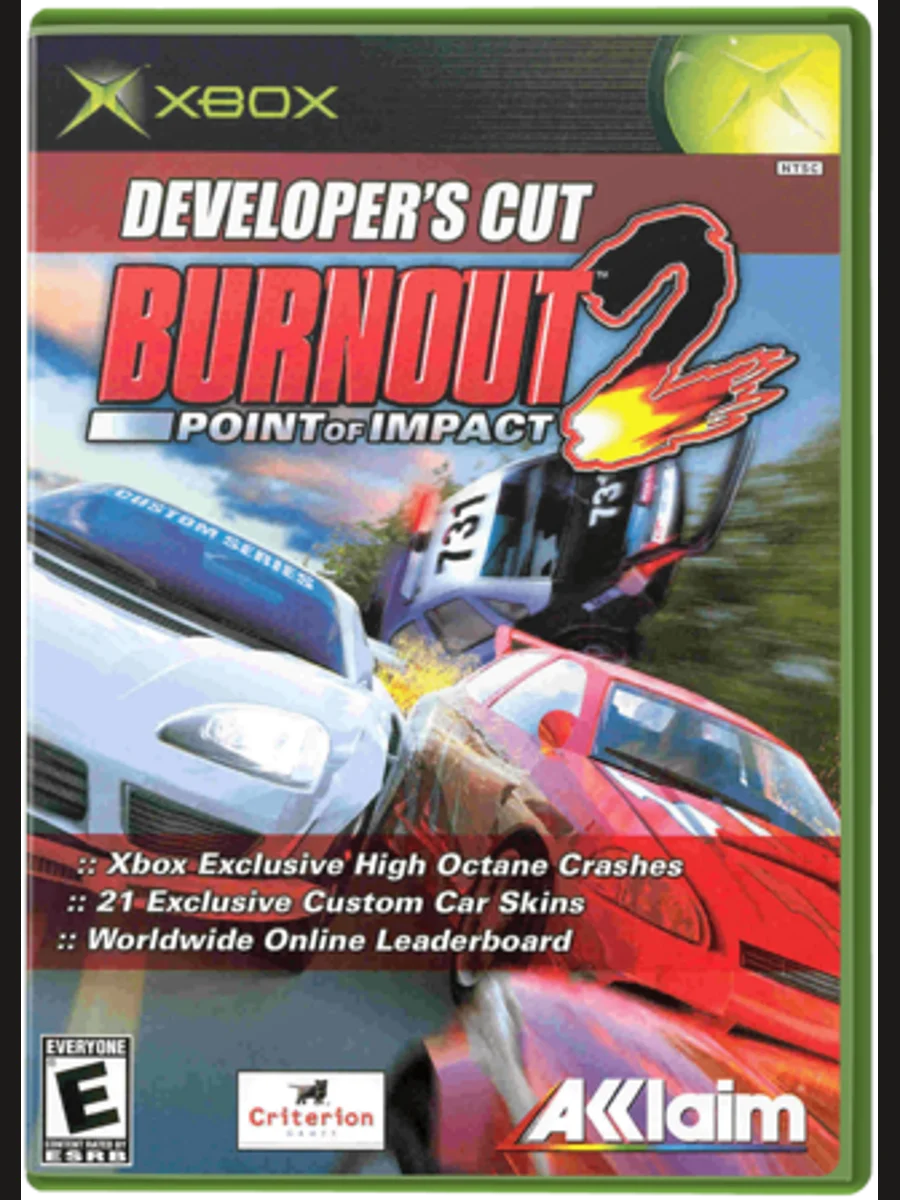 Jaquette face Burnout 2: Point of Impact