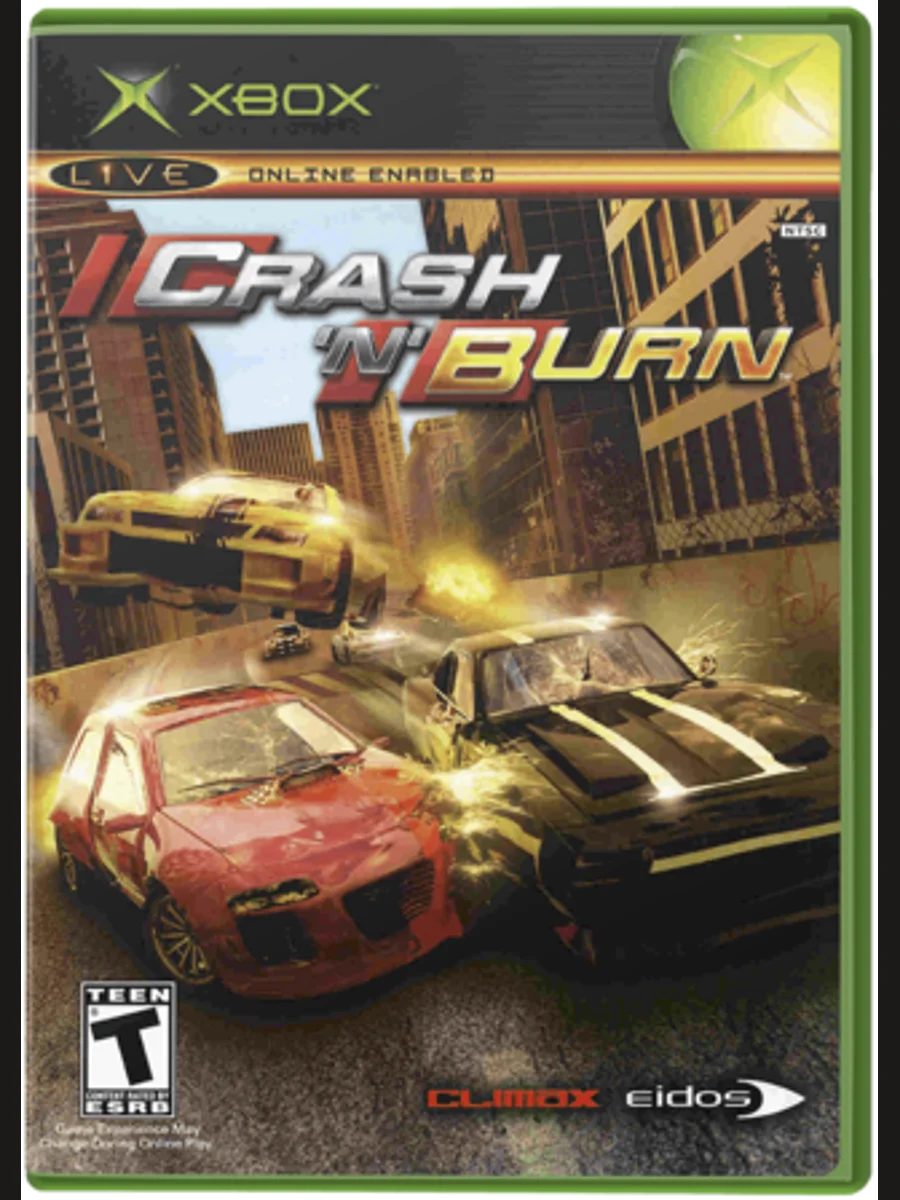 Jaquette face Crash 'n' Burn