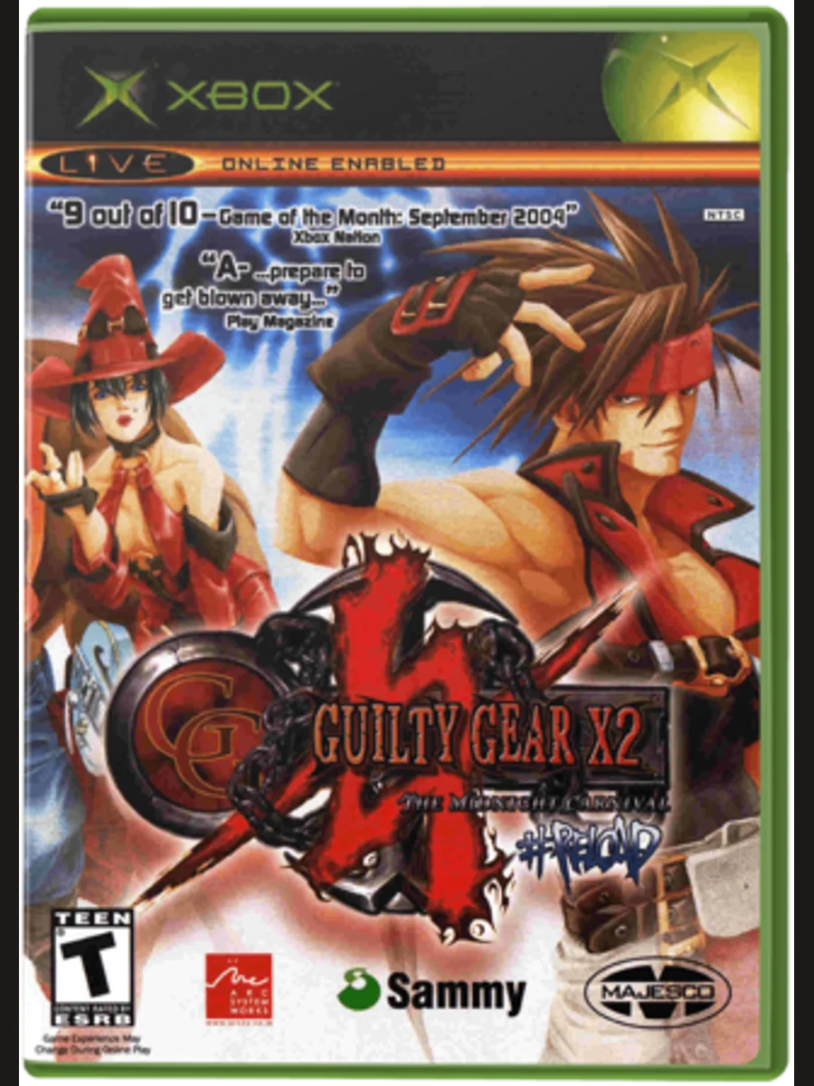 Jaquette face Guilty Gear X2 #Reload