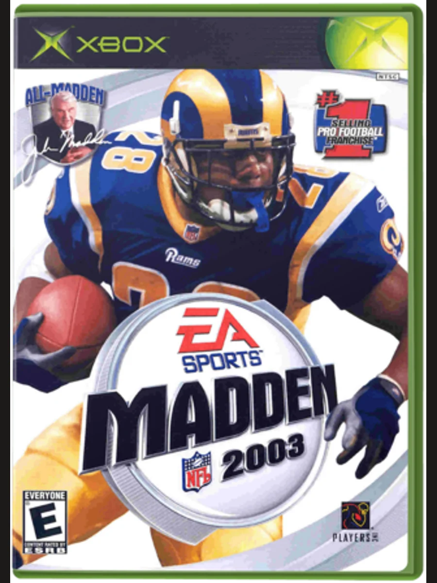 Jaquette face Madden NFL 2003