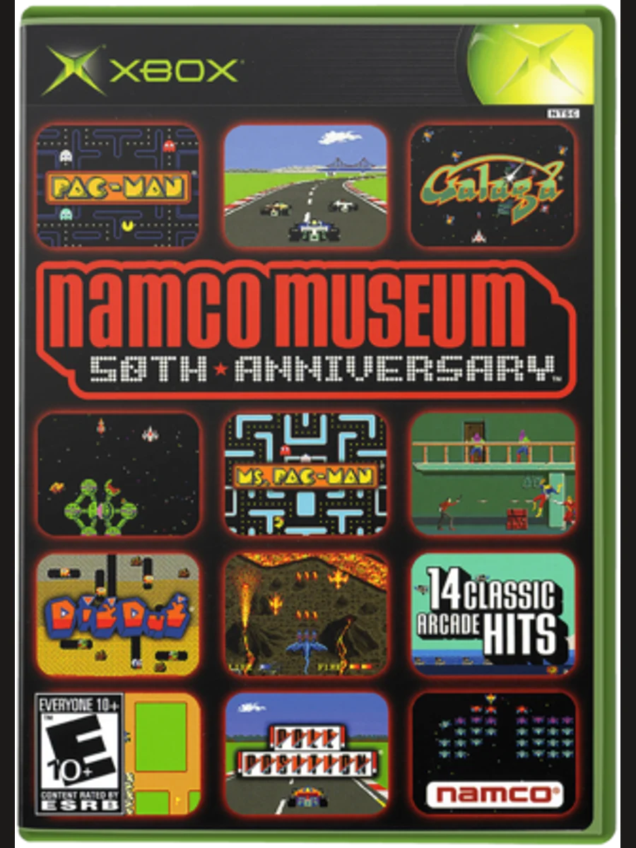 Jaquette face Namco Museum 50th Anniversary