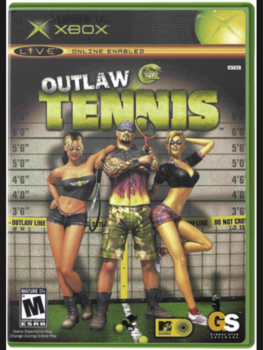 Jaquette face Outlaw Tennis