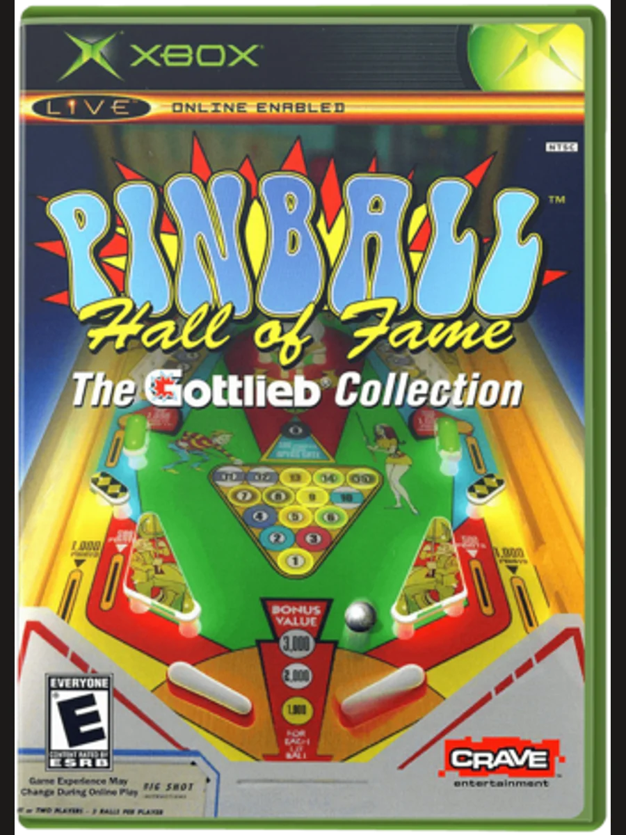Jaquette face Pinball Hall of Fame