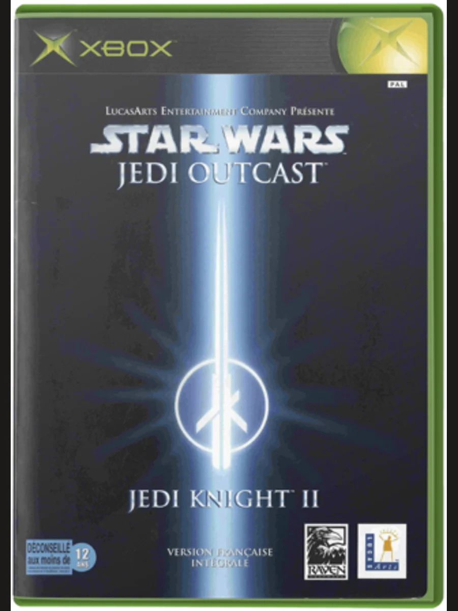 Jaquette face Star Wars Jedi Knight II: Jedi Outcast