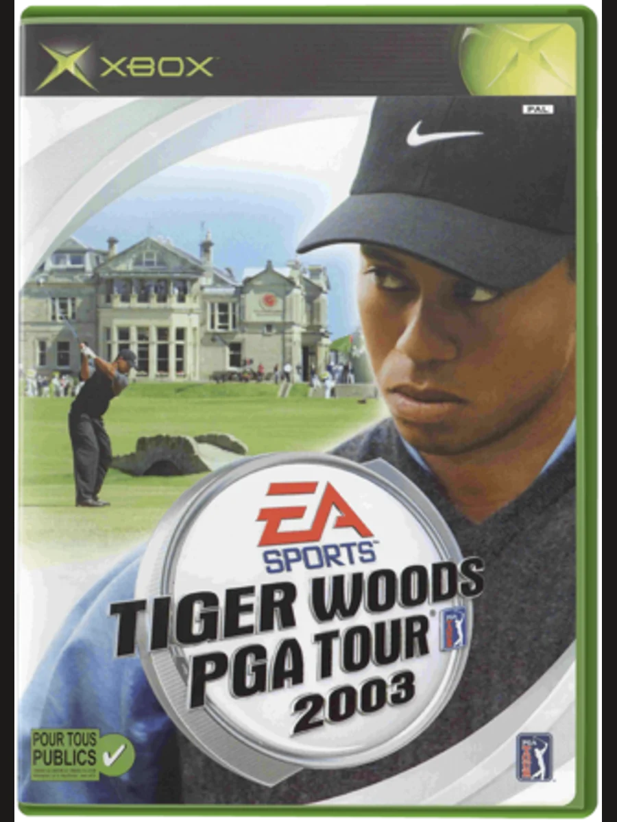 Jaquette face Tiger Woods PGA Tour 2003