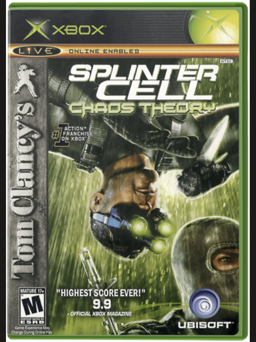 Jaquette face Tom Clancy's Splinter Cell: Chaos Theory