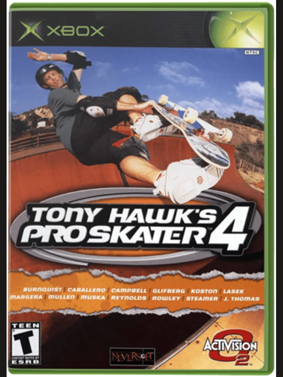 Jaquette face Tony Hawk's Pro Skater 4