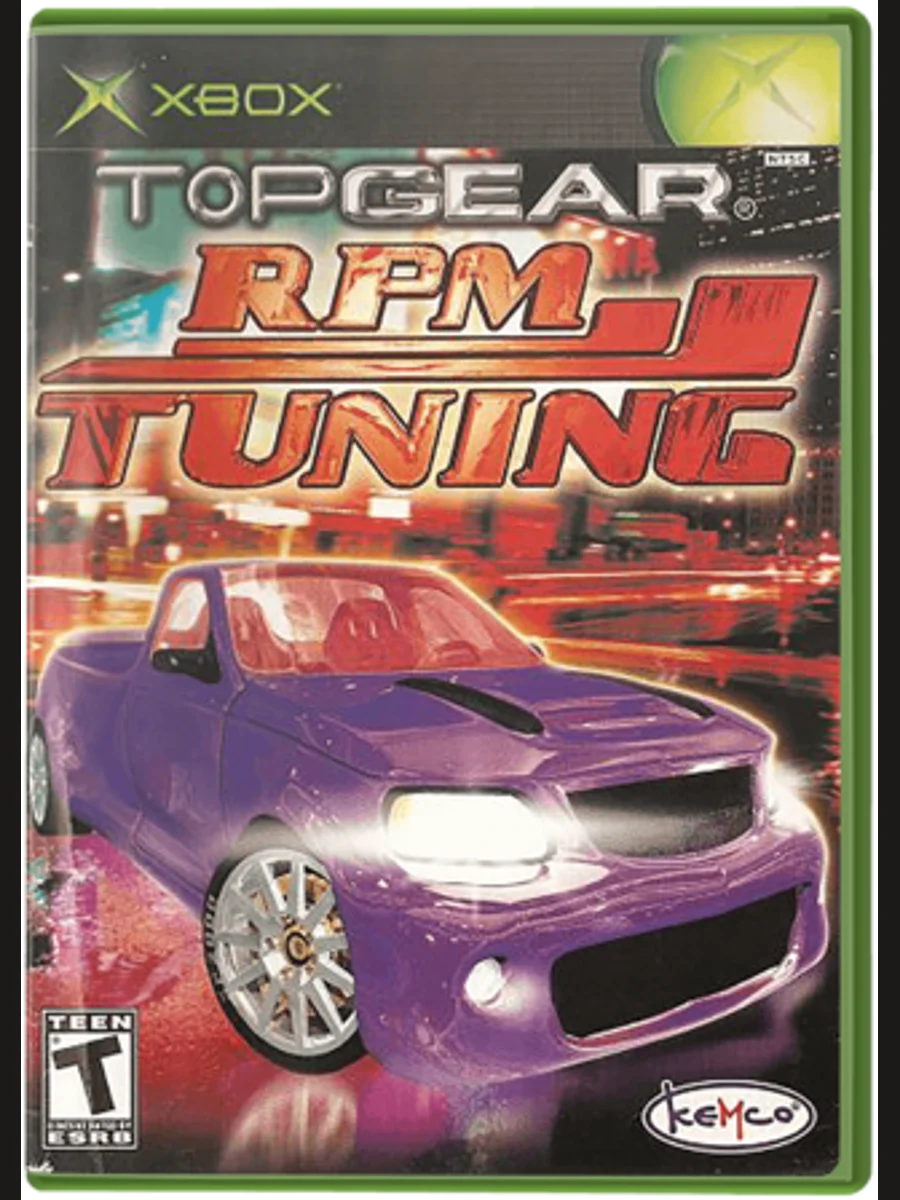Jaquette face Top Gear RPM Tuning RPM Tuning (PAL)